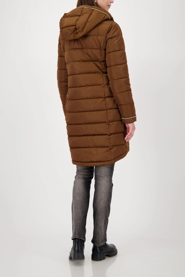 Parka MONARI acolchado largo whisky