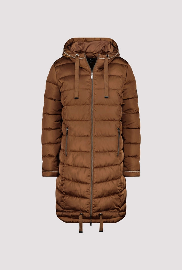 Parka MONARI acolchado largo whisky