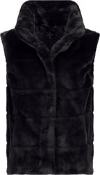 Chaleco MONARI mullido color negro