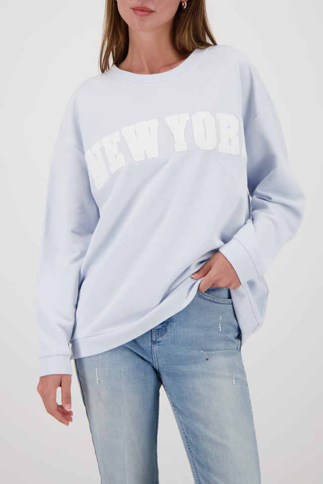 Sudadera MONARI logo NEW YORK