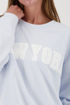 Sudadera MONARI logo NEW YORK
