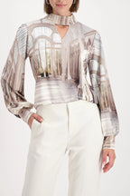 Jersey MONARI estampado galería