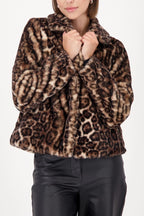 Chaquetón MONARI estampado leoperdo