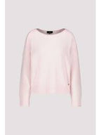 Jersey MONARI de punto color rosa emplovado
