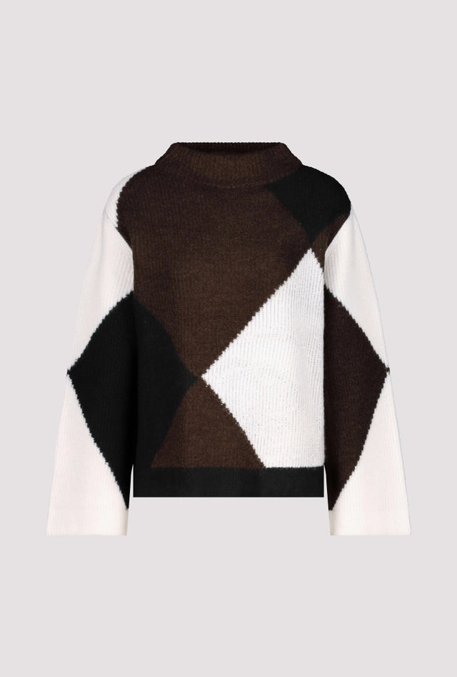 Jersey MONARI estampado rombos