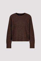 Jersey MONARI punto suave color marrón