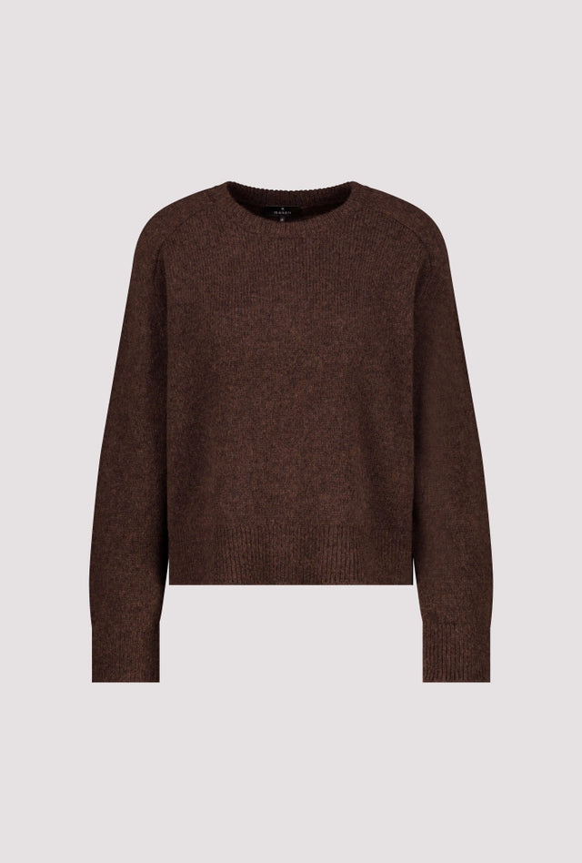 Jersey MONARI punto suave color marrón