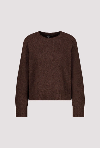 Jersey MONARI punto suave color marrón