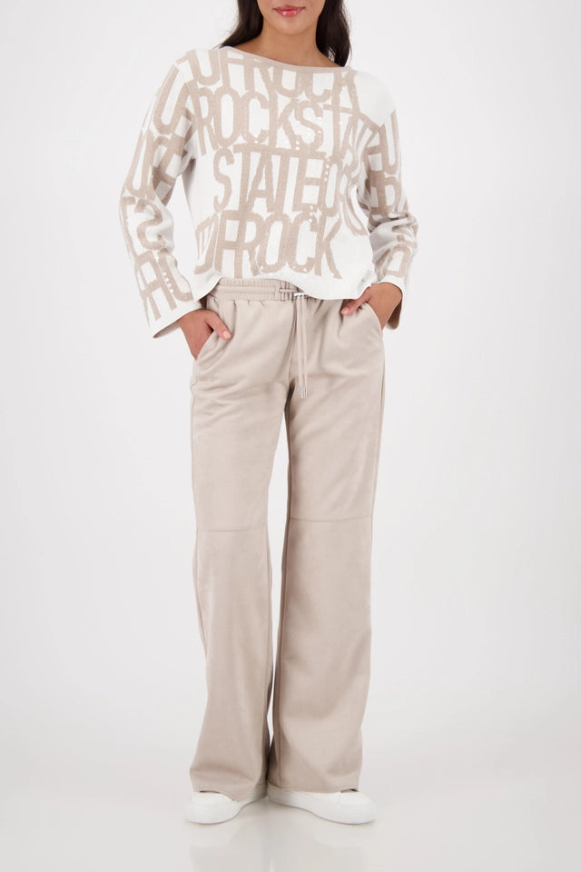 Jersey MONARI con estampado de texto