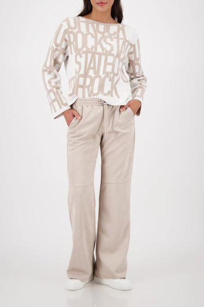 Jersey MONARI con estampado de texto