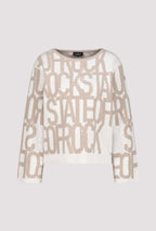 Jersey MONARI con estampado de texto