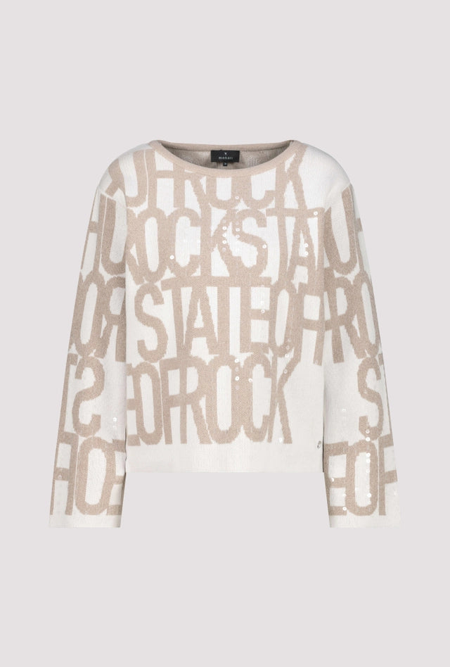 Jersey MONARI con estampado de texto