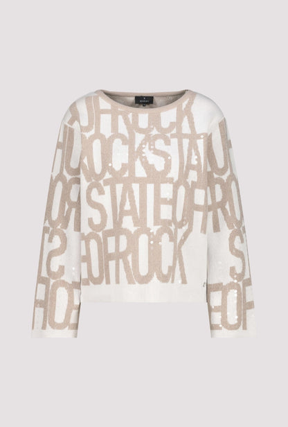 Jersey MONARI con estampado de texto