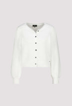 Chaqueta MONARI de punto esponjoso color almendra