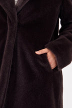 Abrigo MONARI de piel sintética esponjoso