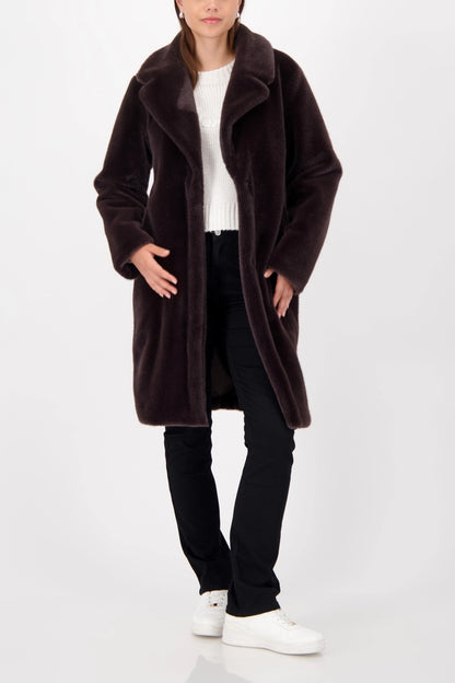 Abrigo MONARI de piel sintética esponjoso