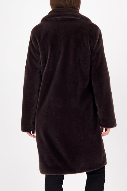 Abrigo MONARI de piel sintética esponjoso