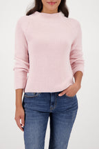 Jersey MONARI canalé color rosa