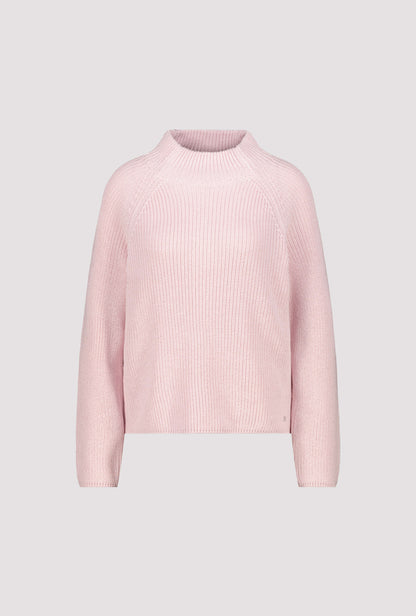 Jersey MONARI canalé color rosa