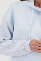 Sudadera MONARI con mangas de punto