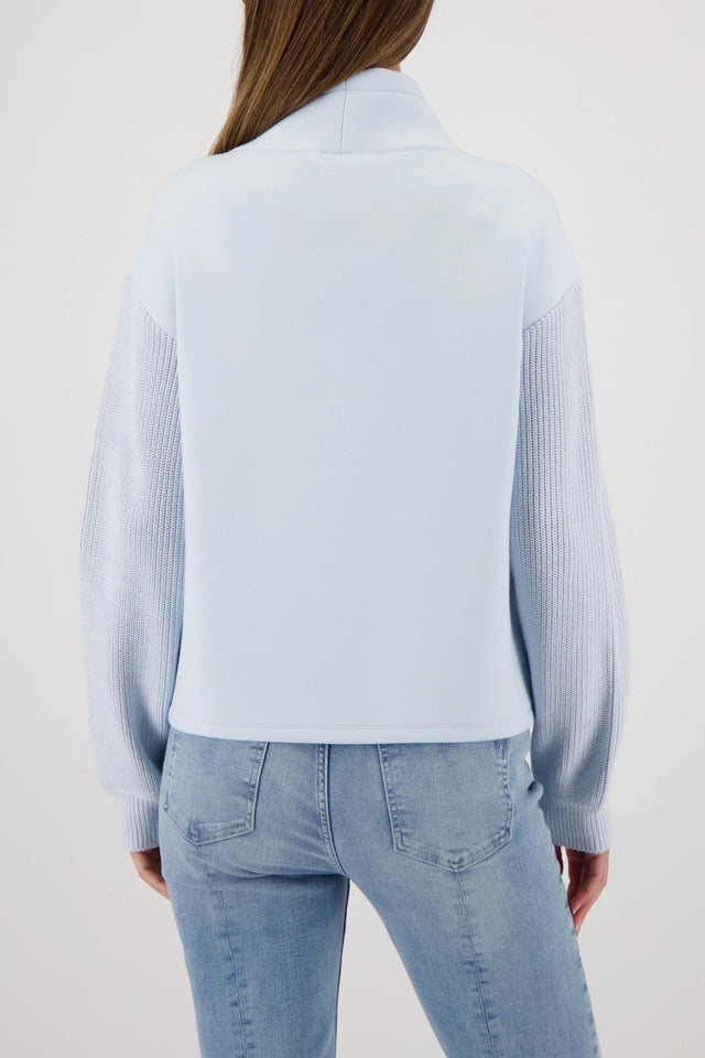 Sudadera MONARI con mangas de punto