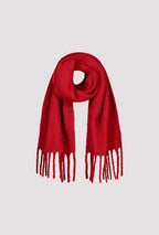 Bufanda MONARI color rubí esponjosa