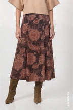 Falda MONARI estampado cachemir