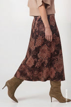 Falda MONARI estampado cachemir