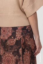 Falda MONARI estampado cachemir