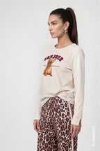 Camiseta MONARI con estampado perrito
