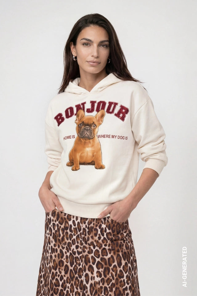 Sudadera MONARI con capucha