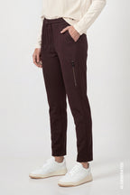Pantalón MONARI joggers marrón chocolate