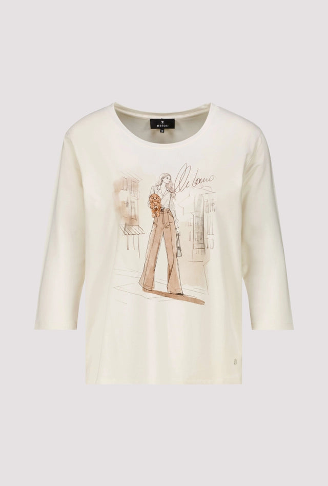 Camiseta MONARI estampado mujer