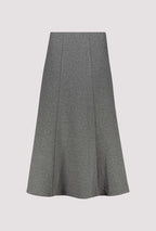 Falda MONARI lanosa en gris marengo