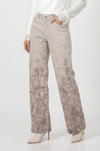 Pantalón MONARI vaquero con estampado ornamental