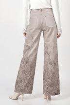 Pantalón MONARI vaquero con estampado ornamental