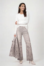 Pantalón MONARI vaquero con estampado ornamental