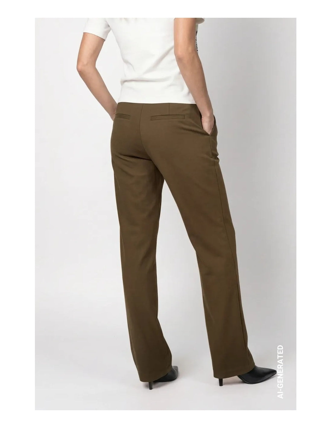 Pantalón MONARI jogger en verde kaki