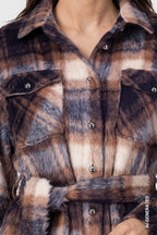 Chaqueta MONARI camisera de cuadros