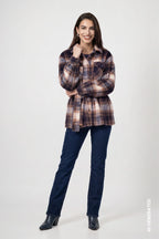 Chaqueta MONARI camisera de cuadros