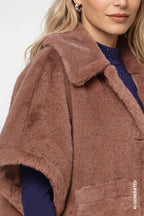 Chaqueta  MONARI  de piel sintética camel