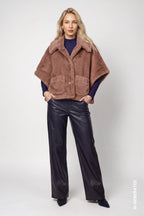 Chaqueta  MONARI  de piel sintética camel