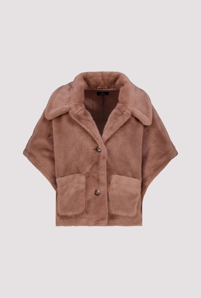 Chaqueta  MONARI  de piel sintética camel