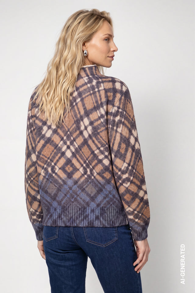 Jersey MONARI de punto con estampado de leopardo