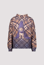 Jersey MONARI de punto con estampado de leopardo