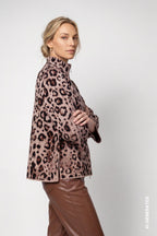 Chaqueta MONARI estampado jacquard de leopardo