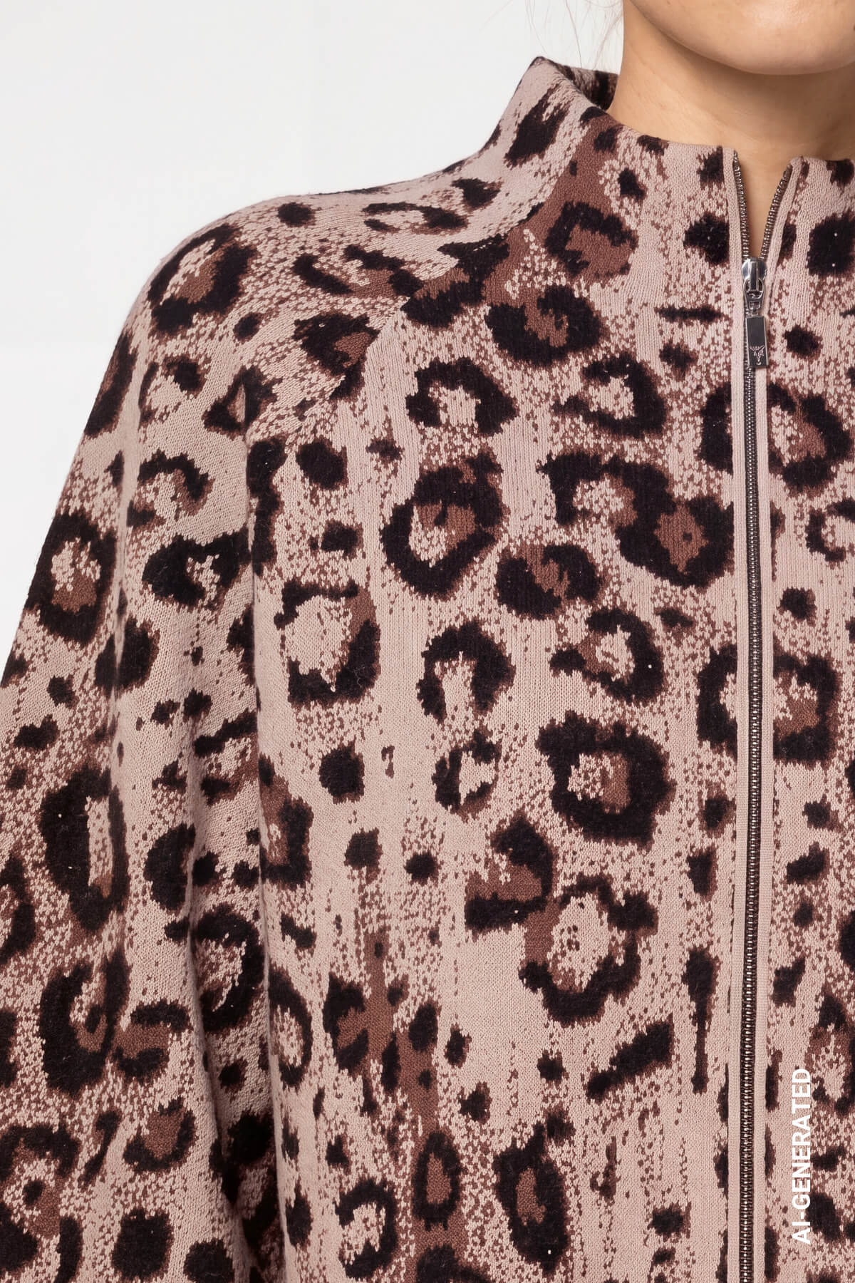Chaqueta MONARI estampado jacquard de leopardo