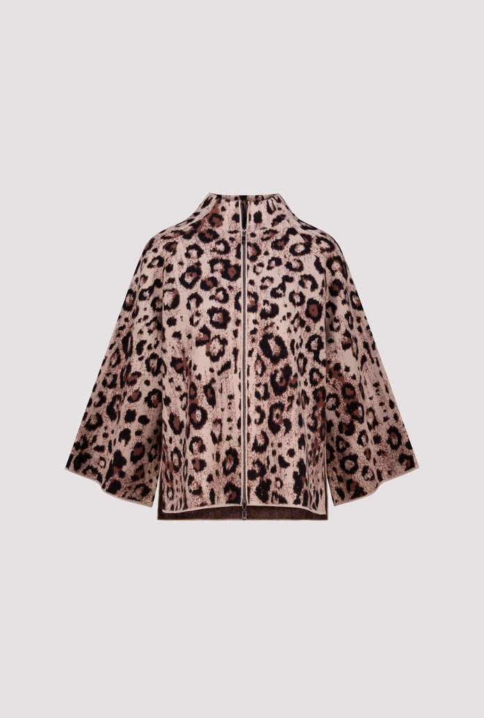 Chaqueta MONARI estampado jacquard de leopardo
