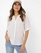 Camisa BRAX FEEL GOOD de lino azul clarito