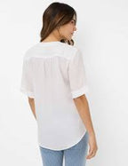 Camisa BRAX FEEL GOOD de lino azul clarito